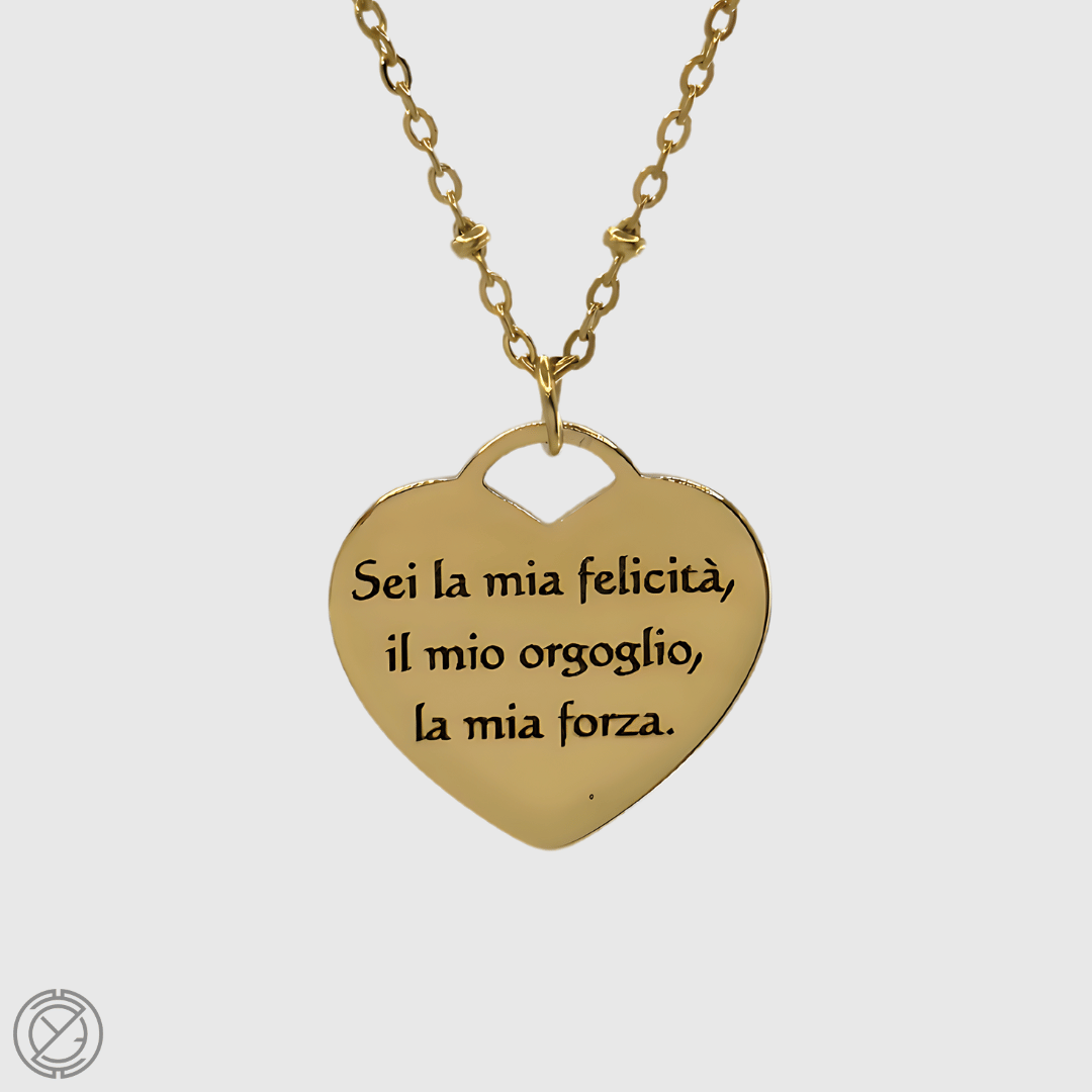 Collana Cuore Personalizzata con Iniziali - Decozy™