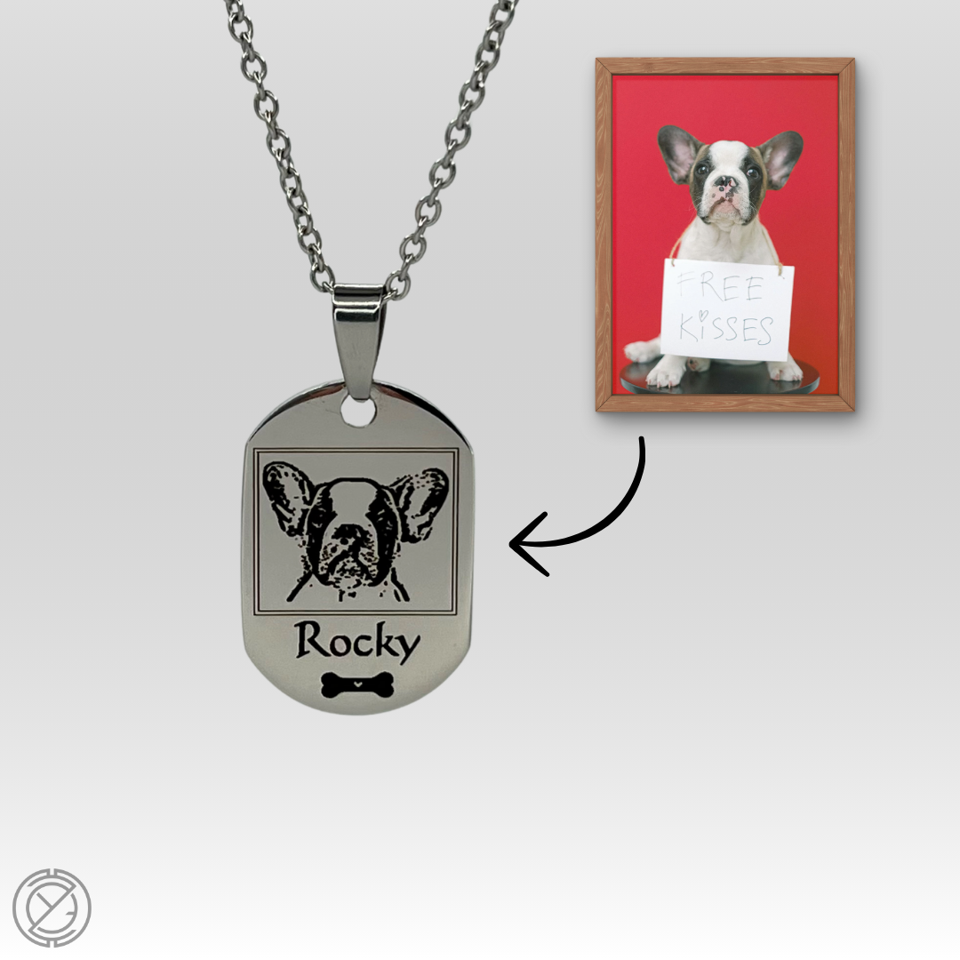 Collana Personalizzata con Incisione Foto Ricordo - Decozy™