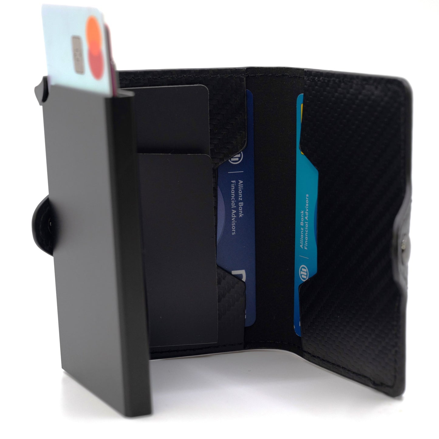 Portafoglio RFID Decozy™ Nero Carbon - Protezione e Stile