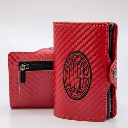 Portafoglio RFID Decozy™ Rosso Carbon - Protezione e Stile